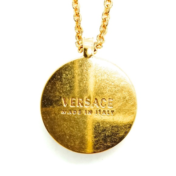 Authentic Versace Enamel Medusa Necklace - Picture 4 of 4